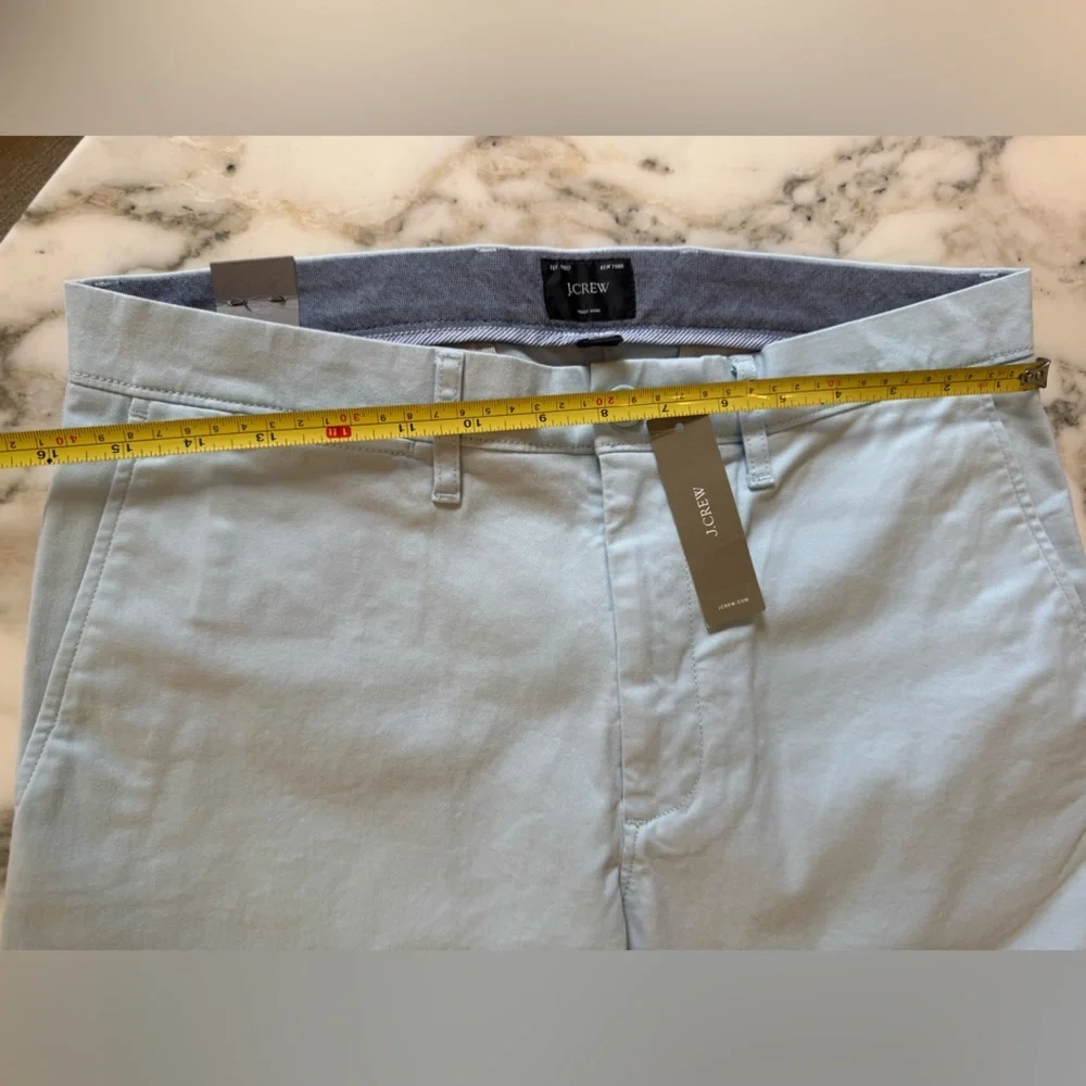 NWT J crew 484 Slim-fit stretch chino pant Robin’s Egg Blue 30 x 32
